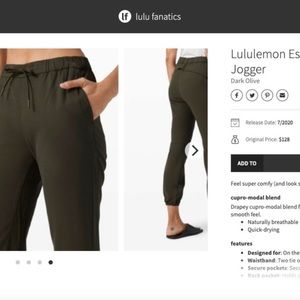 Lululemon Essential Jogger